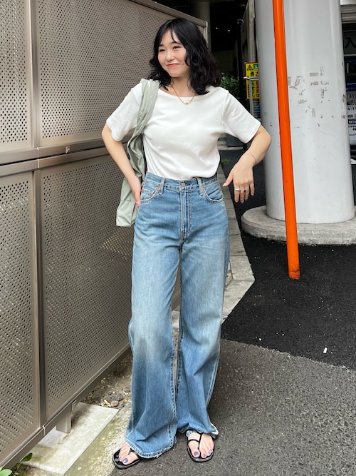 Levi's別注 RIBCAGE WIDE LEGデニム