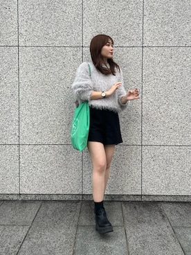 西村唯さん（レディース・160cm）の秋コーディネート