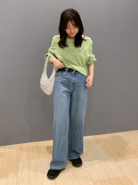 西村唯さん（レディース・160cm）の冬コーディネート