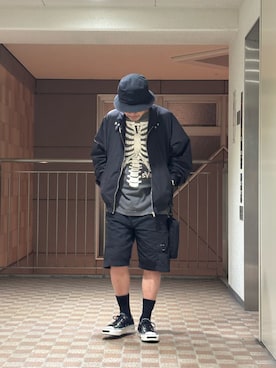 「アイテム（ブルゾン）」を使った、tomoichi00さん（メンズ・169cm・30代）の秋コーディネート