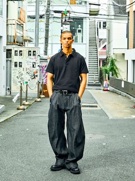 「CONZ（コンズ）のアイテム」を使った、kakeruさん（メンズ・180cm）の夏コーディネート