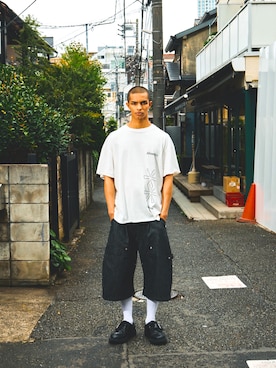 「CONZ（コンズ）のアイテム」を使った、kakeruさん（メンズ・180cm）の夏コーディネート