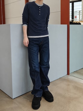 「CONZ（コンズ）のアイテム」を使った、kakeruさん（メンズ・175cm）の秋コーディネート