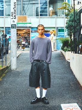 「CONZ（コンズ）のアイテム」を使った、kakeruさん（メンズ・180cm）の夏コーディネート