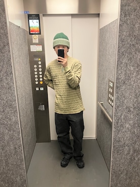 「saby（サバイ）のアイテム」を使った、kimuさん（メンズ・170cm）の冬コーディネート