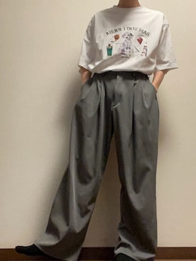 「ASTRONOMY（アストロノミー）のアイテム（パンツ）」を使った、008nさん（メンズ・166cm）の夏コーディネート
