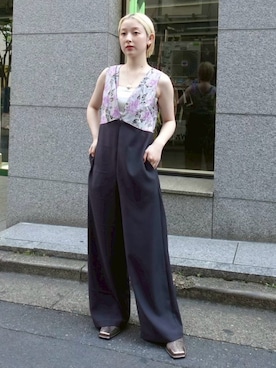 「sahara（サハラ）のアイテム」を使った、MARTEさん（レディース・153cm）の春コーディネート