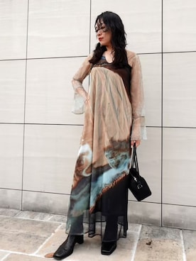 MARTEさん(レディース・159cm)の冬コーディネート