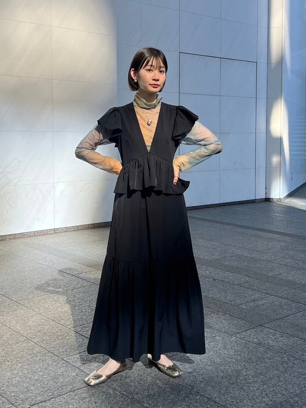 MARTE(MARTE)｜saharaのワンピースを使ったコーディネート - WEAR