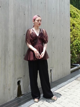 MARTEさん(レディース・163cm)の夏コーディネート