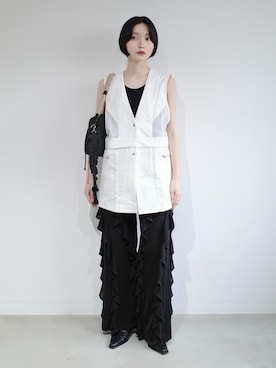 「sahara（サハラ）のアイテム」を使った、MARTEさん（レディース・162cm）の春コーディネート