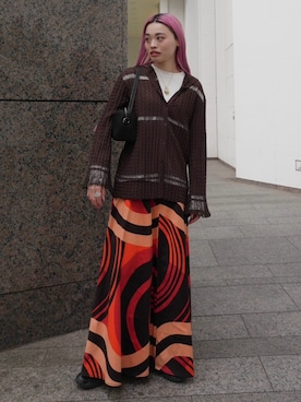 「sahara（サハラ）のアイテム」を使った、MARTEさん（レディース・163cm）の春コーディネート