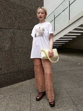 「sahara（サハラ）のアイテム」を使った、MARTEさん（レディース・153cm）の春コーディネート