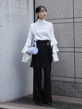 「sahara（サハラ）のアイテム」を使った、MARTEさん（レディース・158cm）の春コーディネート