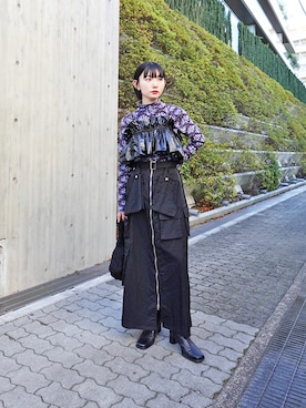 MARTEさん(レディース・162cm)の冬コーディネート