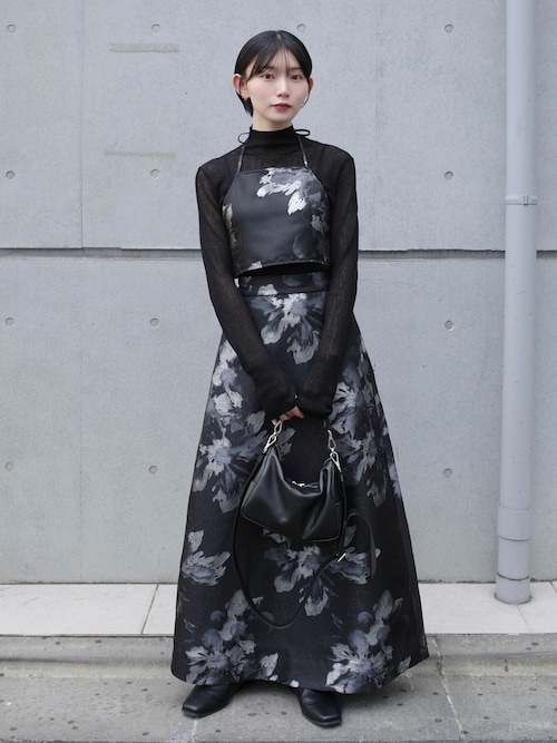 セール】Flower Jacquard Bustier/フラワージャガードビスチェ（その他