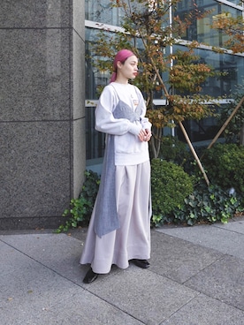「SYKIA（シキア）のアイテム」を使った、MARTEさん（レディース・163cm）の冬コーディネート