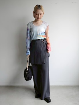 「SYKIA（シキア）のアイテム」を使った、MARTEさん（レディース・153cm）の冬コーディネート