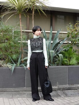 MARTEさん（レディース・162cm）の冬コーディネート