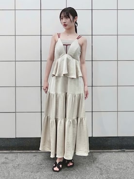 「SYKIA」｜MARTEさん（レディース・158cm）の夏コーディネート