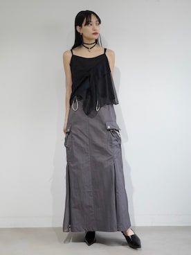 「SYKIA（シキア）のアイテム」を使った、MARTEさん（レディース・158cm）の春コーディネート