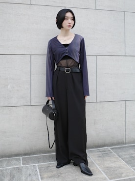 「sahara（サハラ）のアイテム」を使った、MARTEさん（レディース・162cm）の春コーディネート