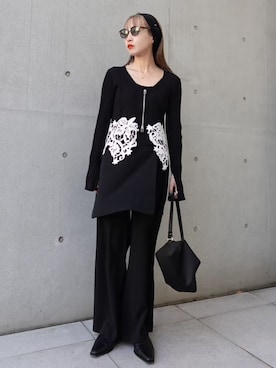 MARTEさん（レディース・157cm）の冬コーディネート