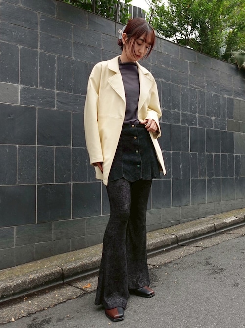 セール】2way Collar Over Jacket/2ウェイカラーオーバージャケット