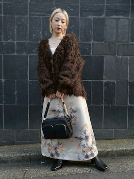 「sahara（サハラ）のアイテム」を使った、MARTEさん（レディース・153cm）の春コーディネート