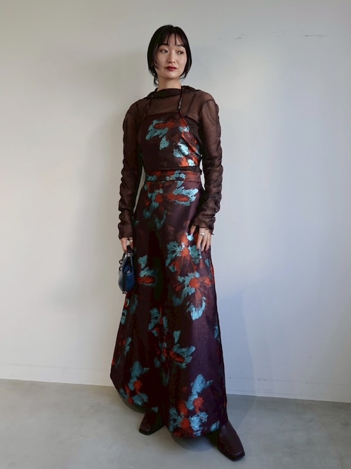 sahara（サハラ） Flower Jacquard Bustier/フラワージャガード