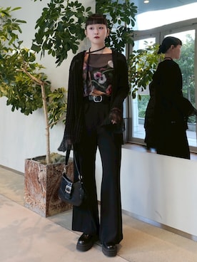 MARTEさん（レディース・158cm）の冬コーディネート