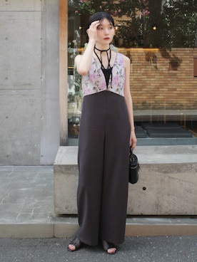 「sahara（サハラ）のアイテム」を使った、MARTEさん（レディース・162cm）の春コーディネート