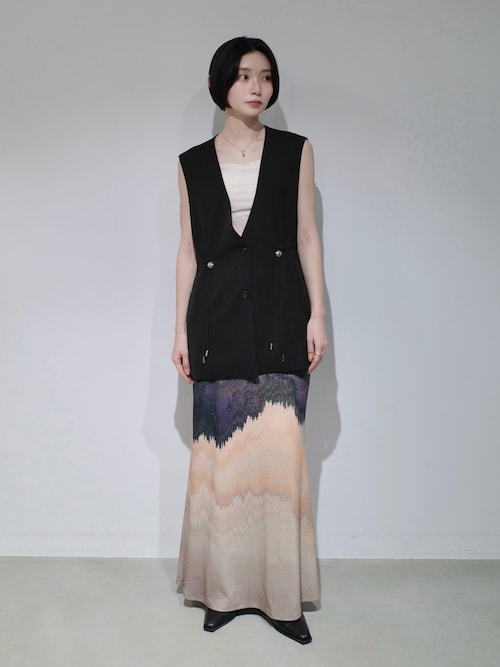 sahara｜アートプリントスカート Art Print Skirt/アートプリントスカート（スカート）｜sahara（サハラ