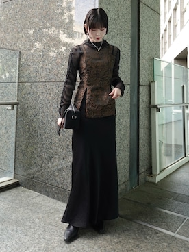 「sahara（サハラ）のアイテム」を使った、MARTEさん（レディース・158cm）の春コーディネート