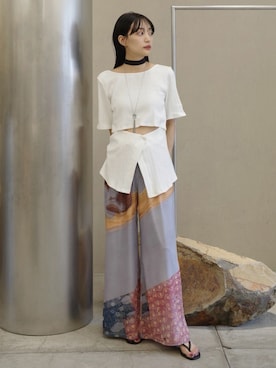 MARTEさん(レディース・158cm)の夏コーディネート