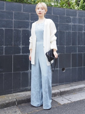 「結婚式」｜MARTEさん（レディース・153cm）の夏コーディネート
