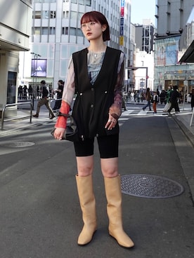 MARTEさん（レディース・164cm）の春コーディネート