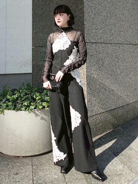 MARTEさん（レディース・158cm）の冬コーディネート