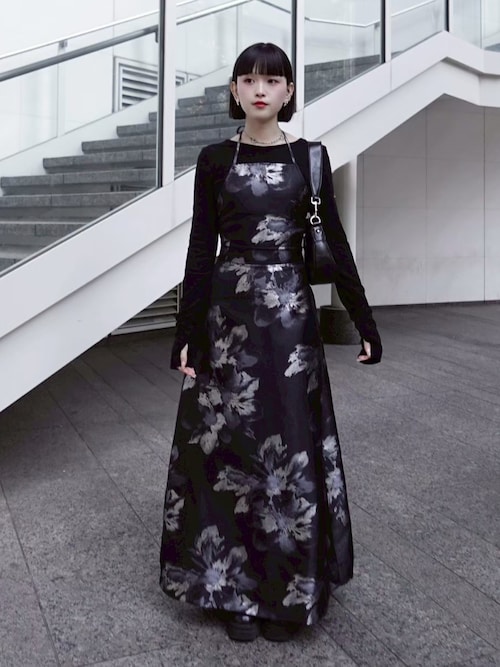 セール】Flower Jacquard Bustier/フラワージャガードビスチェ（その他