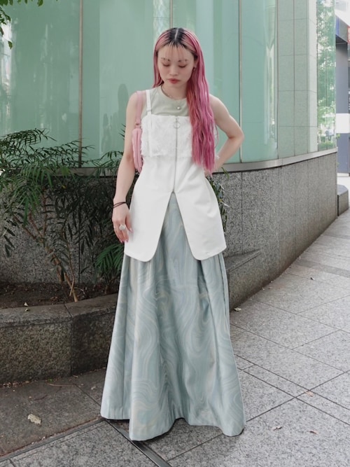 bluelea ブルレア　Jacquard skirt ジャガードスカート 再販】1/24(Fri)21:00- Jacquard skirt 即納 | Bluelea