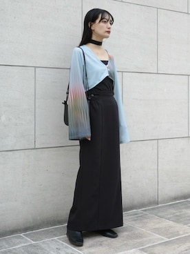 「sahara（サハラ）のアイテム」を使った、MARTEさん（レディース・158cm）の春コーディネート