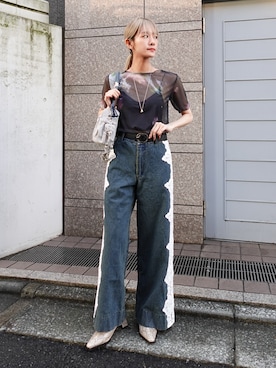 MARTEさん(レディース・160cm)の夏コーディネート