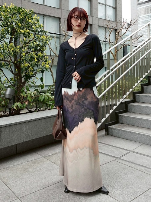 sahara｜アートプリントスカート Art Print Skirt/アートプリントスカート（スカート）｜sahara（サハラ
