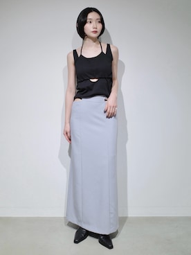 「sahara（サハラ）のアイテム」を使った、MARTEさん（レディース・162cm）の春コーディネート