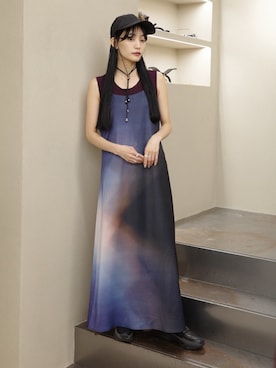「ILANIS（イラニス）のアイテム」を使った、MARTEさん（レディース・158cm）の夏コーディネート