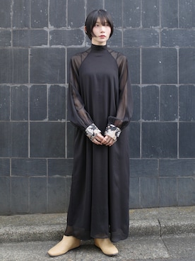 MARTEさん（レディース・162cm）の冬コーディネート