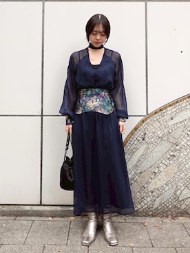 MARTEさん（レディース・162cm）の冬コーディネート