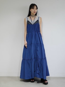 「sahara（サハラ）のアイテム」を使った、MARTEさん（レディース・158cm）の春コーディネート