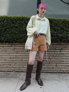 MARTEさん（レディース・163cm）の冬コーディネート