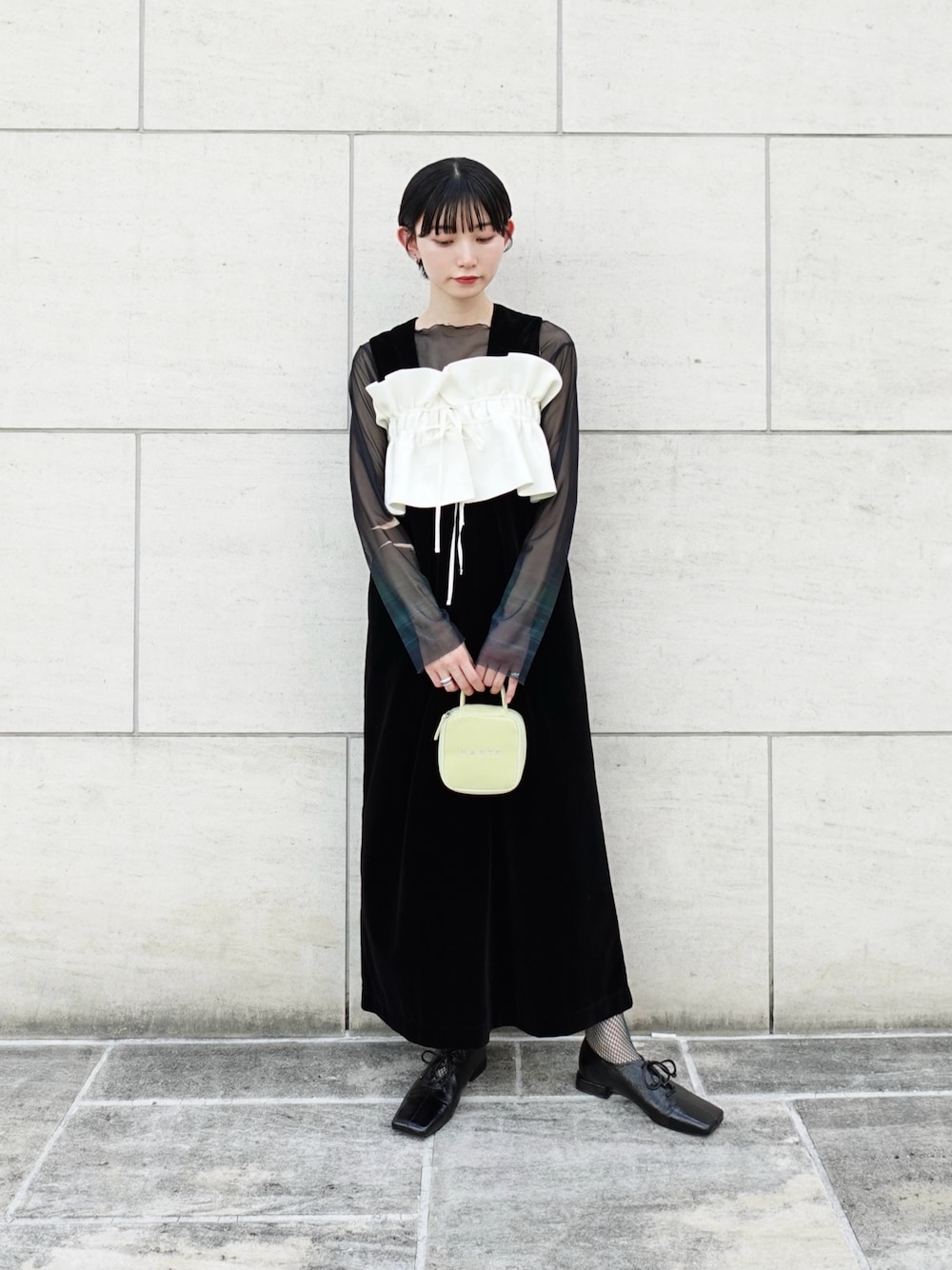 marte ビスチェ　ベスト　sahara MARTE(MARTE)｜saharaのベストを使ったコーディネート - WEAR